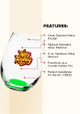 9 oz. Stemless Wine Glasses  - Image 3