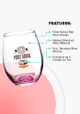 9 oz. ARC Stemless Etched Wine Glasses  - Image 4