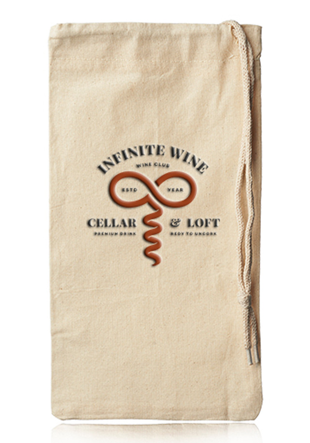 Seeley Cotton Drawstring Wine Bags