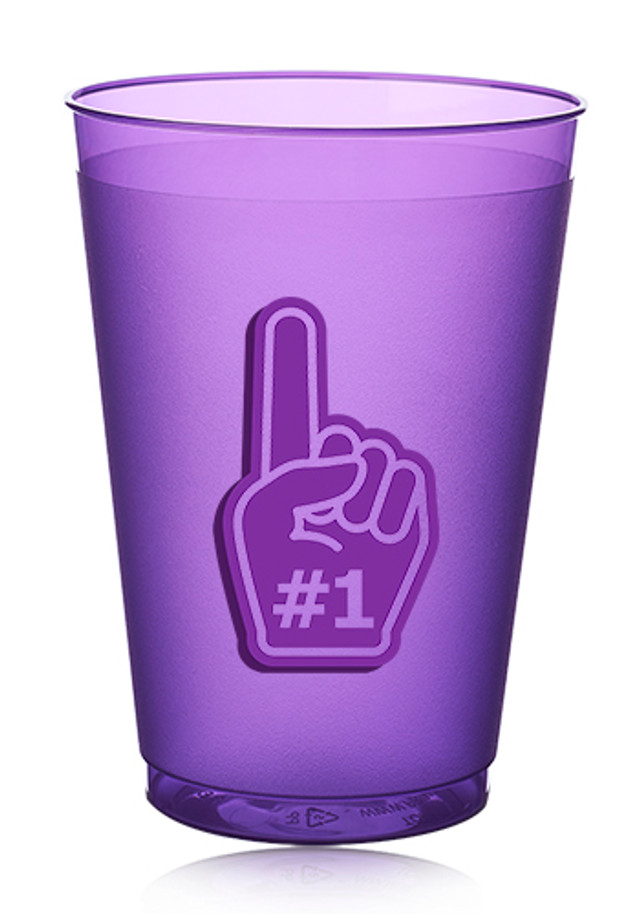 12 oz. Flex Frosted Plastic Stadium Cups - Image 4