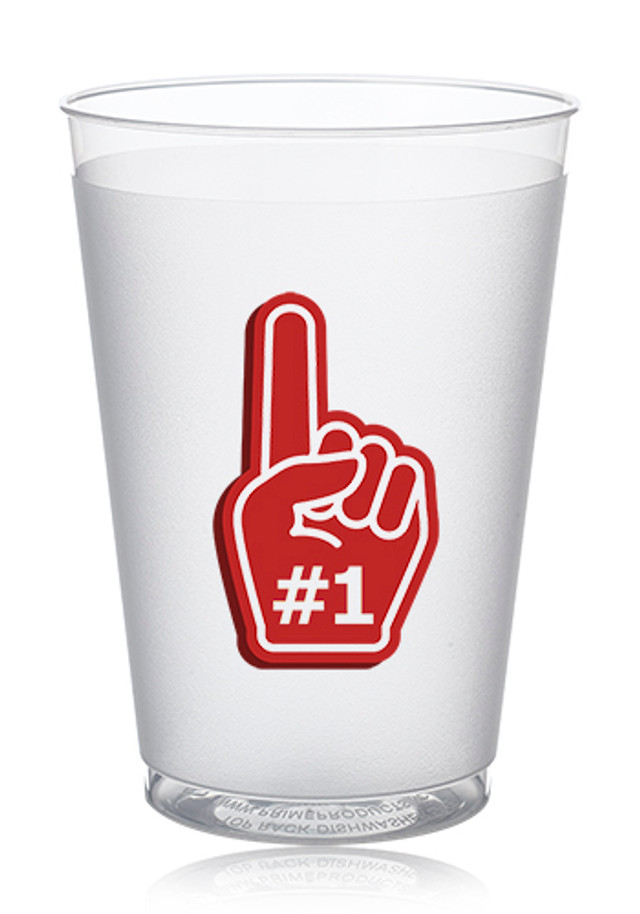 12 oz. Flex Frosted Plastic Stadium Cups