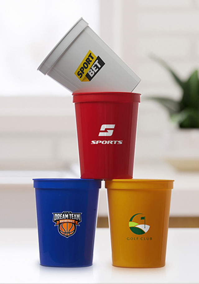 16 oz. Reusable Plastic Stadium Cups