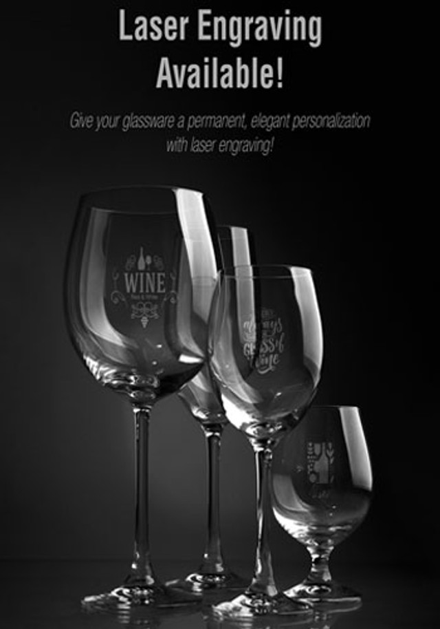 18.5 oz. Libbey Balloon Wedding Favor Wine Glasses - Image 4