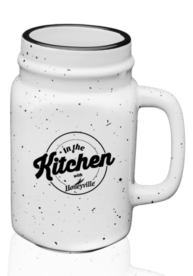16 oz. Savannah Speckle Ceramic Mason Jars