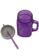 15 oz. Colored Mason Jars with Straw - Image 3