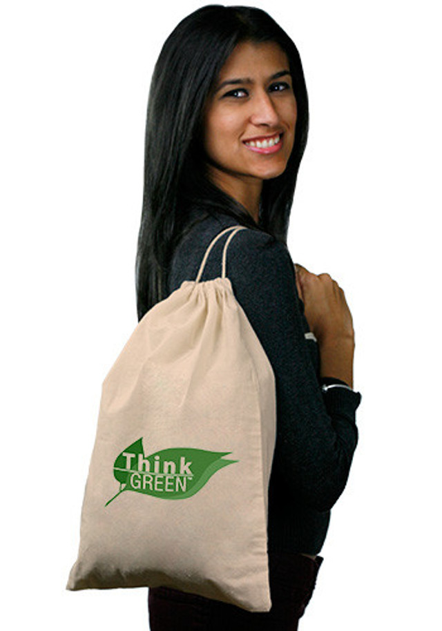 Cotton Drawstring Backpacks - Image 5