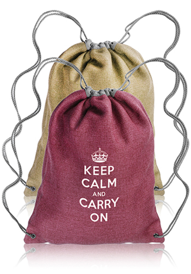 Cromwell Linen Drawstring Backpacks - Image 5