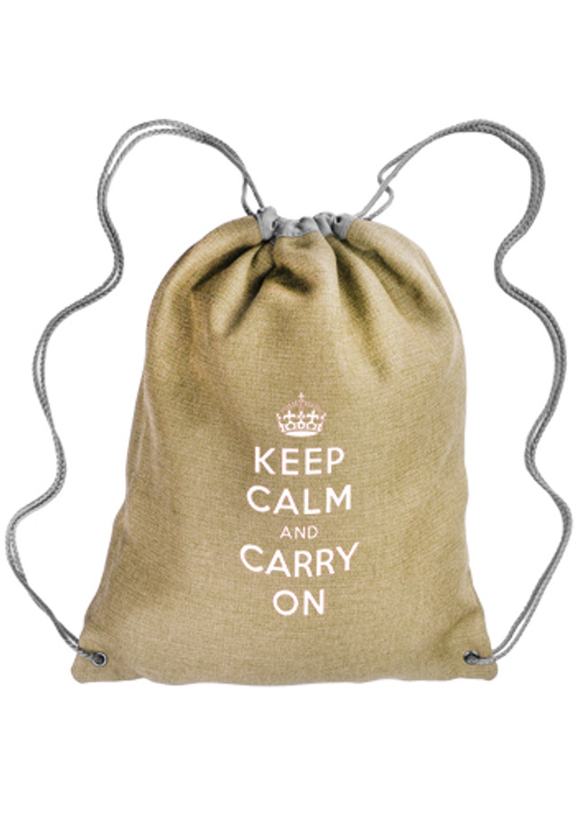 Cromwell Linen Drawstring Backpacks - Image 3