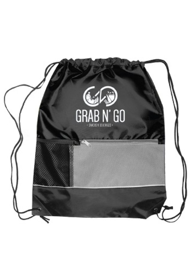 Front Pocket Drawstring Backpacks