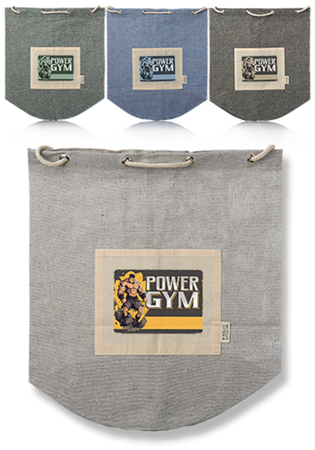 Recycled Cotton Rope Backpacks  - Image 3