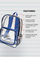 Pocket Clear Plastic Backpacks  - Image 5