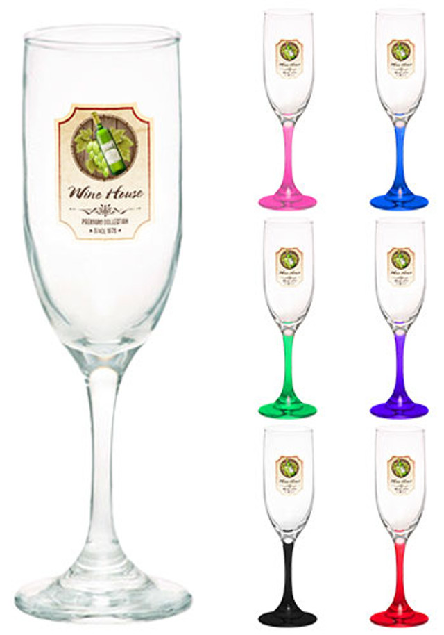 6.25 oz. Premiere Champagne Flutes  - Image 4