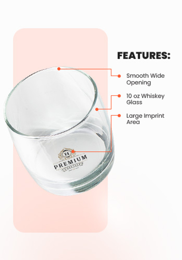 10 oz Monterrey Whiskey Glasses  - Image 3