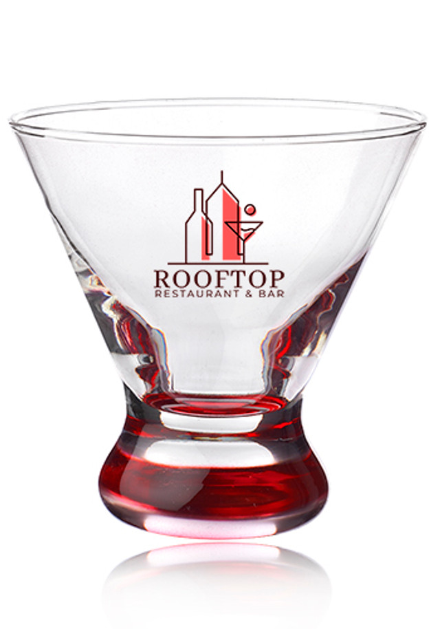 8.25 oz. Libbey Cosmopolitan Stemless Martini Glasses