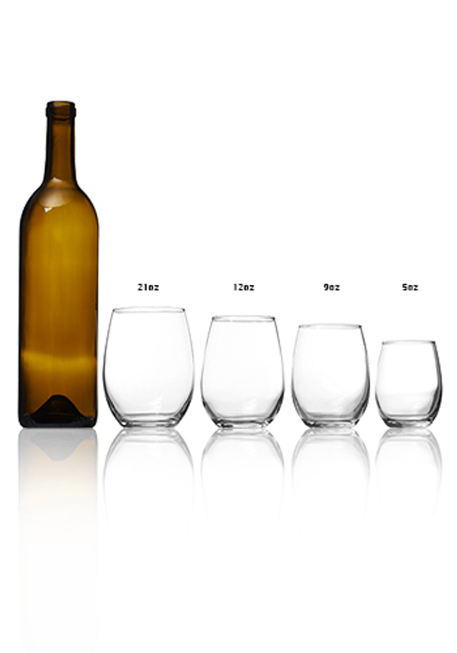 15 oz. Arc Stemless Etched Wine Glasses  - Image 6