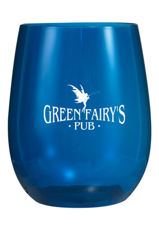 12 oz. Hard Plastic Stemless Wine Glasses  - Image 3