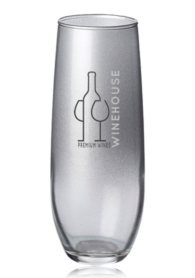 9 oz Gradient Stemless Champagne Glass