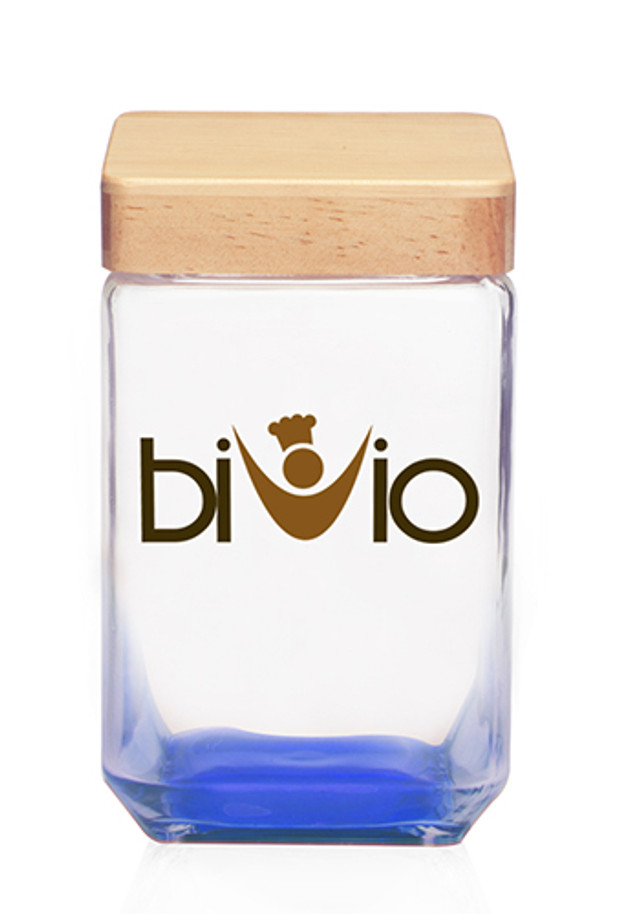 54 oz. Glass Candy Jars with Wooden Lid  - Image 3