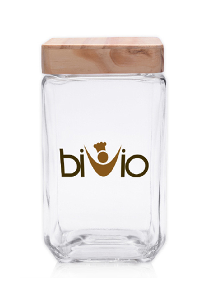 54 oz. Glass Candy Jars with Wooden Lid  - Image 4