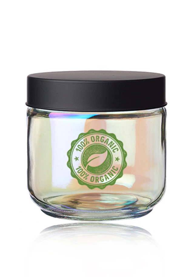 Luminous 23 oz. Iridescent Glass Storage Jars  - Image 4