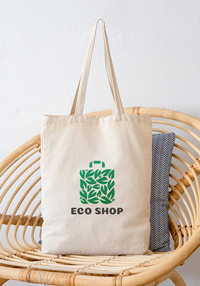 Natural Cotton Fiber Tote Bags  - Image 4
