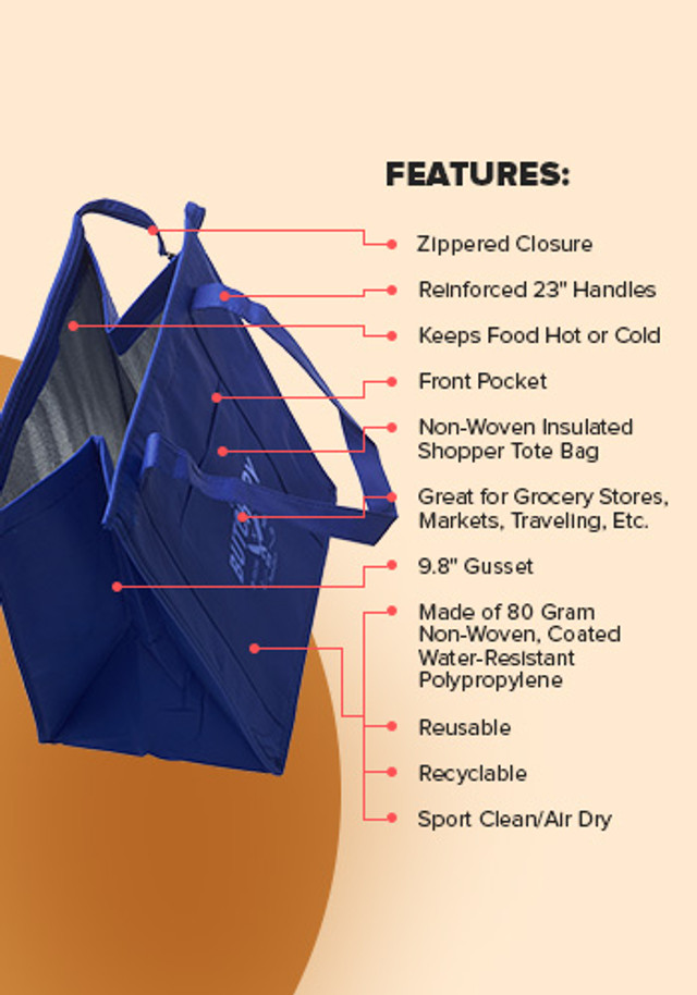 Non-Woven Insulated Tote Bags  - Image 4
