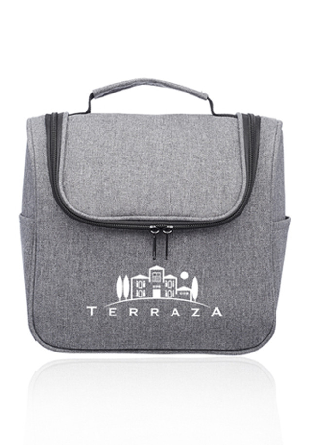 Road Trip Heathered Toiletry Bags  - Image 3