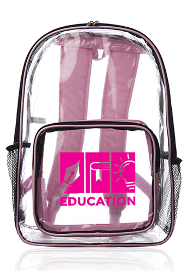 Pocket Clear Plastic Backpacks