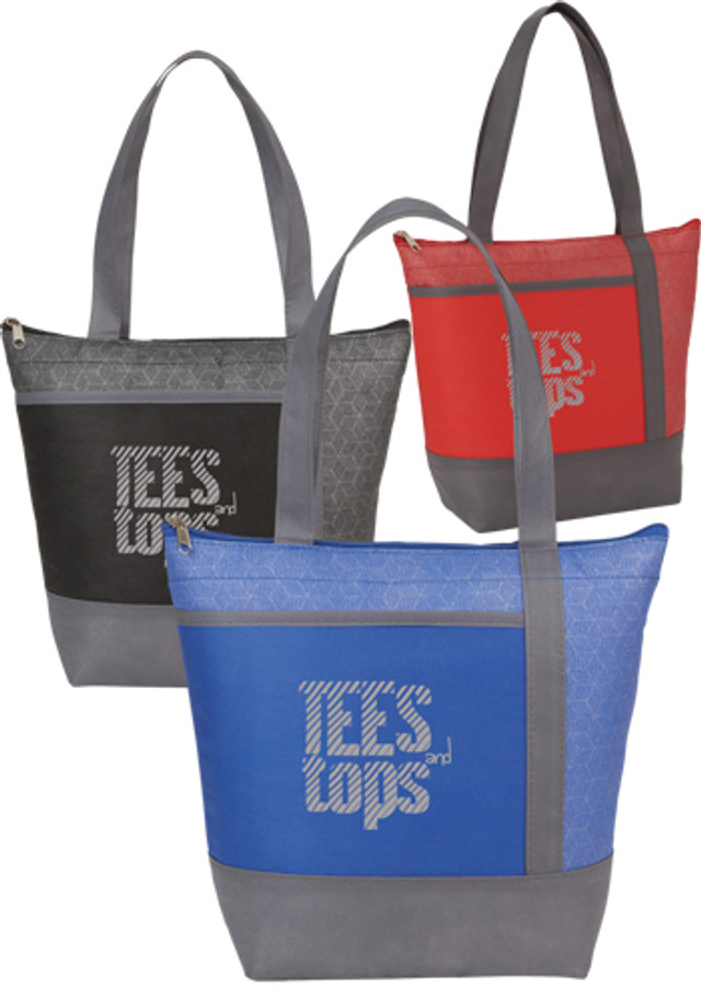 Chrome Non-Woven 9 Can Lunch Coolers