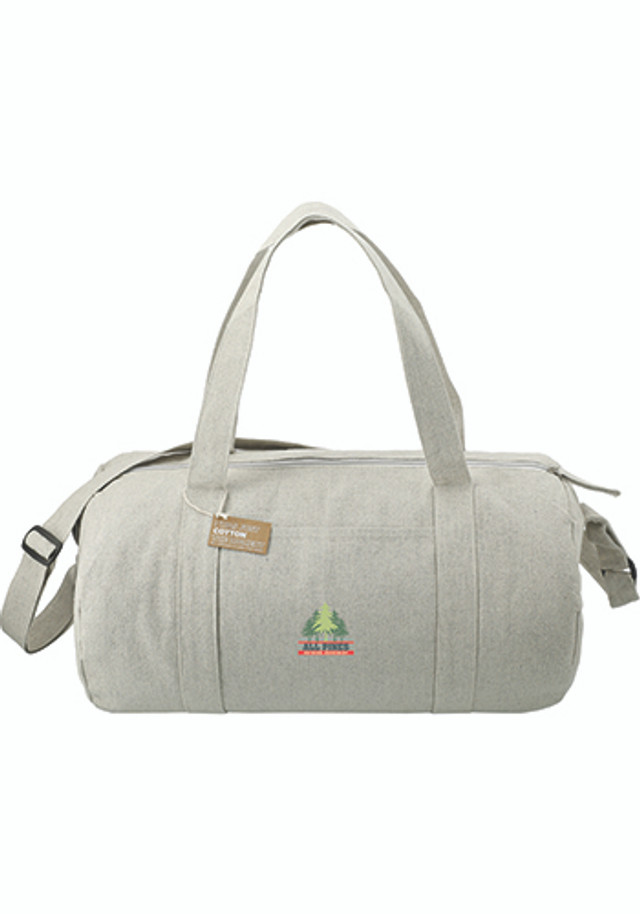 Repose 10oz Recycled Cotton Barrel Duffel Bag