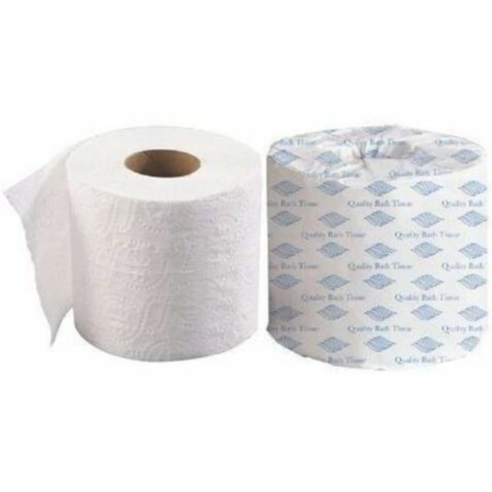 GEN Standard Bath Tissue, 2-Ply, White, 400 Sheets/Roll, 96 Rolls/Carton  - Image 3
