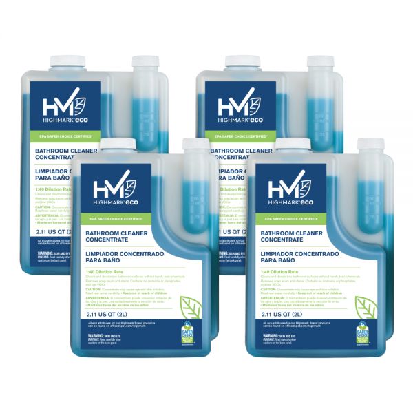 ighmark ECO Liquid Bathroom Cleaner Concentrate, 2 Liters, Case Of 4 Bottles