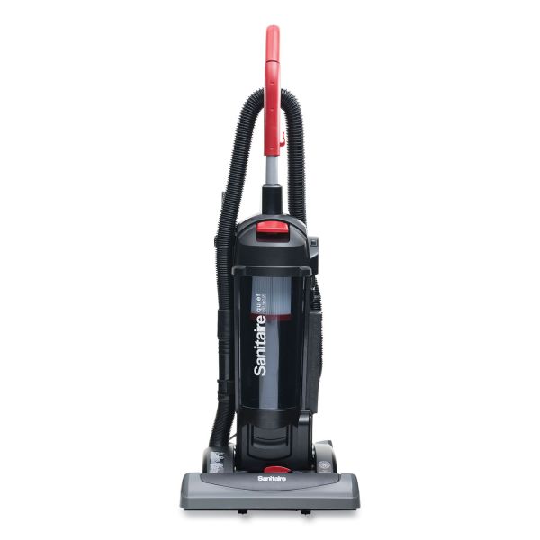 Sanitaire FORCE QuietClean Upright Vacuum SC5845D, 15" Cleaning Path, Black