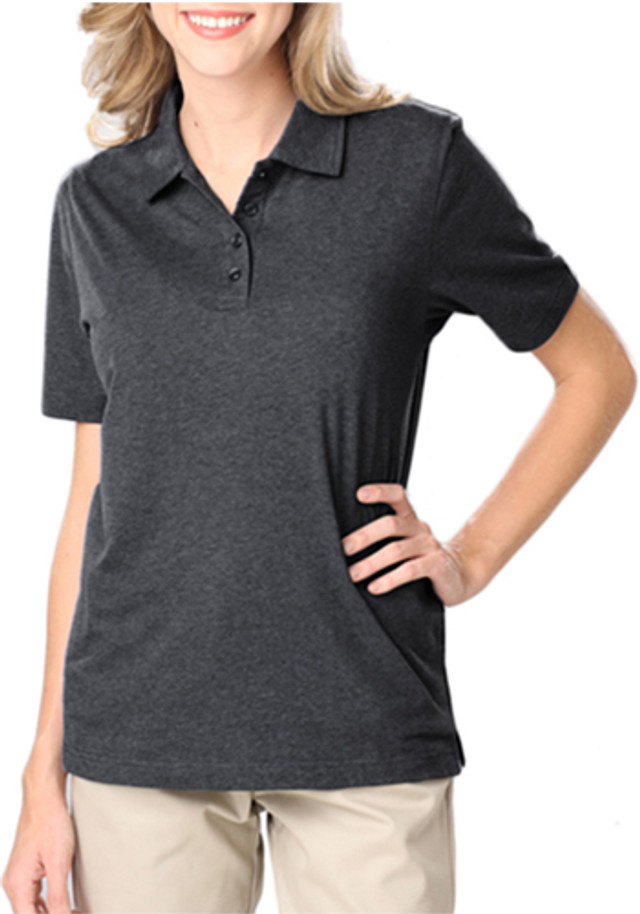 Blue Generation Ladies Heather Polo Shirts  - Image 5