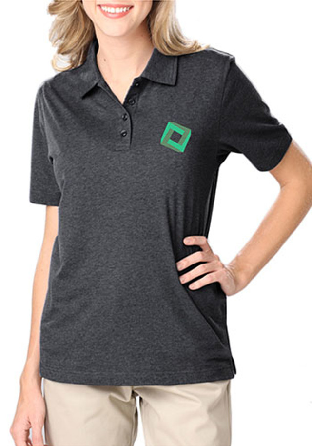 Blue Generation Ladies Heather Polo Shirts