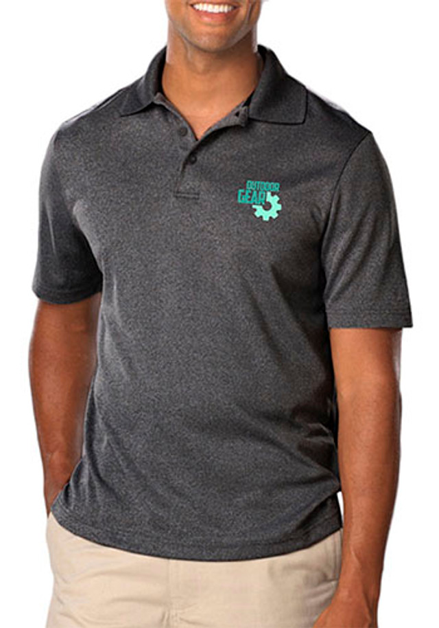 Blue Generation Mens Heather Polo Shirts