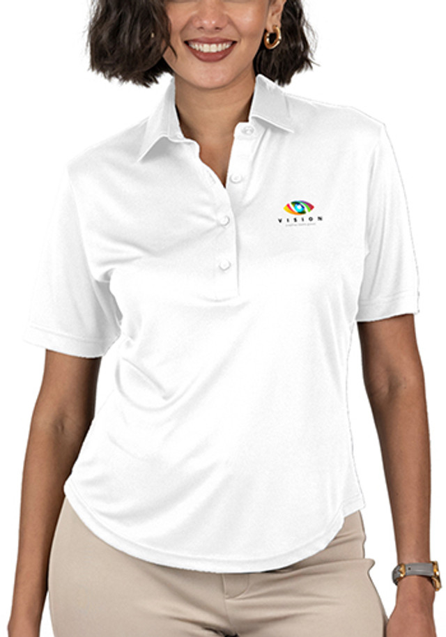Ladies Bonded Collar Moisture Wicking Polo