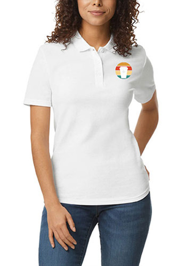 Gildan Ladies' Softstyle Double Pique Polo  - Image 3