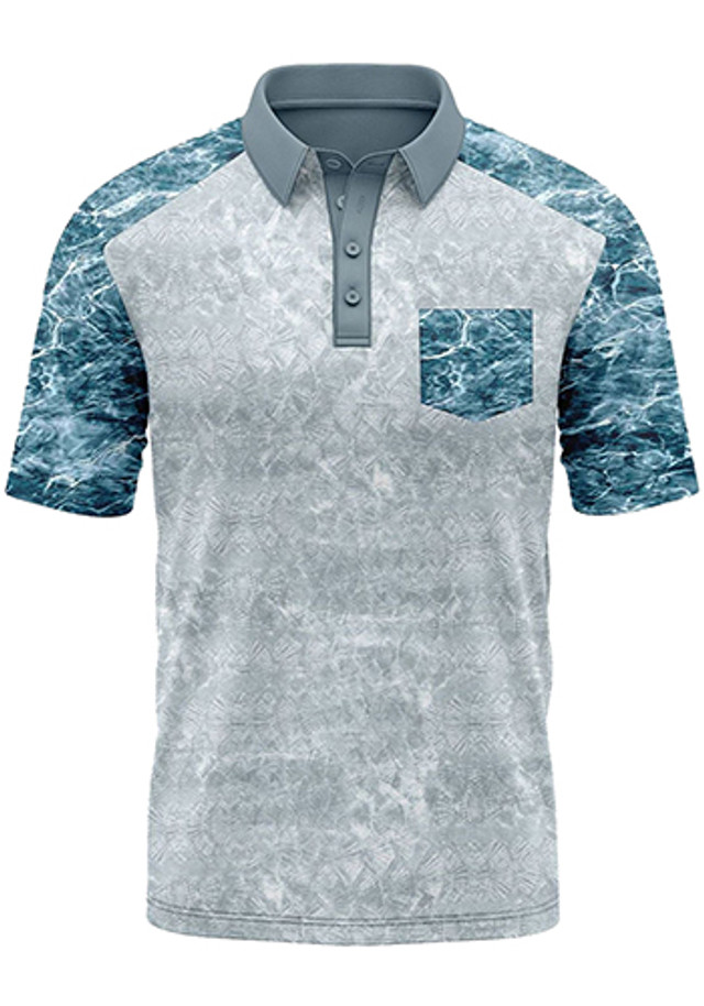 Mossy Oak® 75D Men's Relaxed Pique Polo Shirt  - Image 4