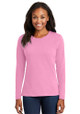 Port & Company® Ladies Long Sleeve Core Cotton Tee  - Image 6