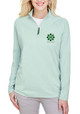 Devon & Jones Ladies' Micro-Stripe Quarter-Zip  - Image 4