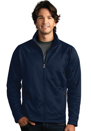 Brushed Back Micro-Fleese Full-Zip Jacket