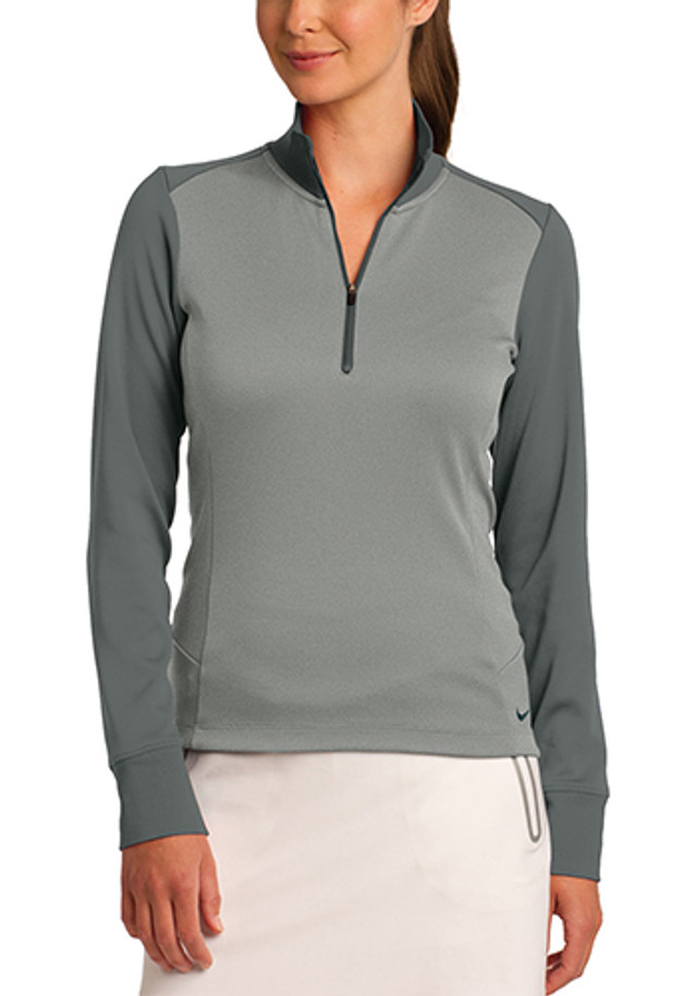 Nike Ladies Dri FIT Half Zip Cover Up Pullovers