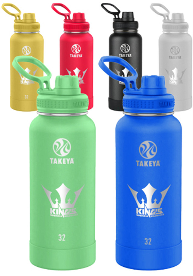 32 oz Takeya® Active Water Bottle with Spout Lid