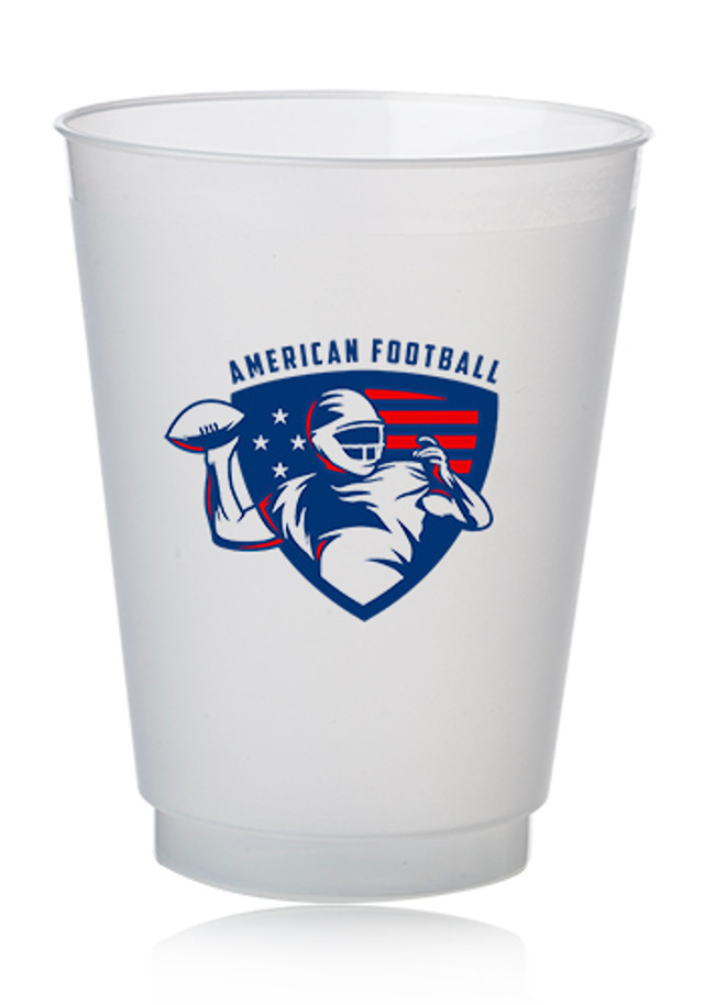  16 oz. Flex Frosted Plastic Stadium Cups