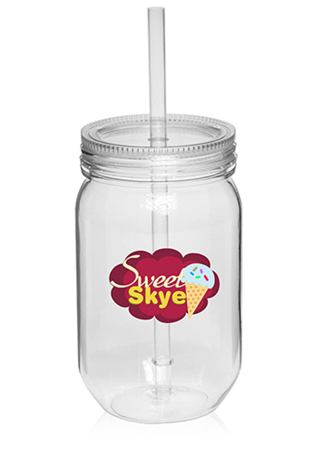 24 oz. Single Wall Mason Jars