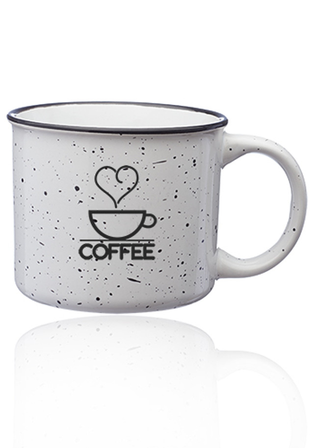 13 oz. Ceramic Campfire Coffee Mugs