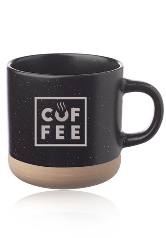 11 oz. Cosmic Speckled Clay Coffee Mugs