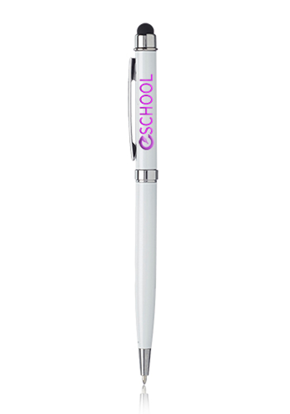 Slim Executive Metal Pen with Stylus