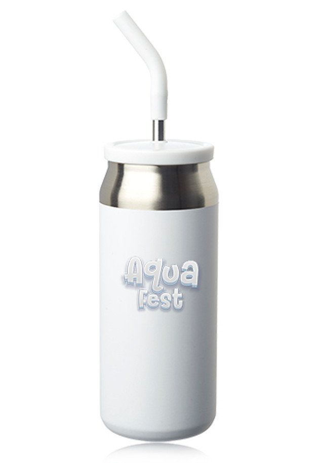 22 oz Sydney Can Shaped Tumbler with Silicone Lid and Straw